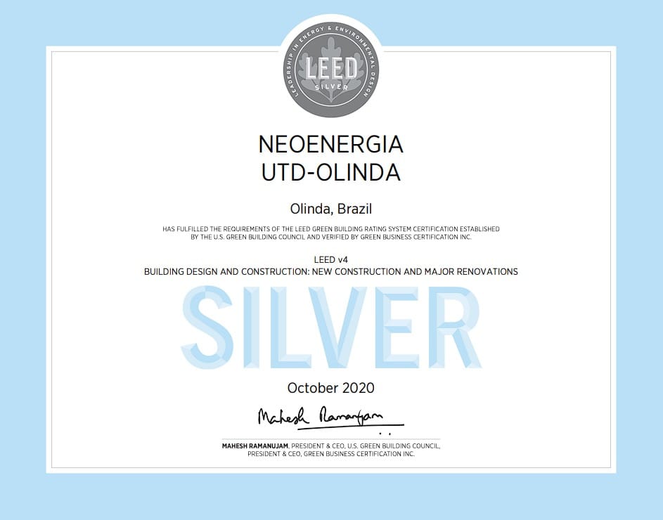 Certificação LEED Silver